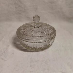 Vintage Avon Crystal Candy Dish